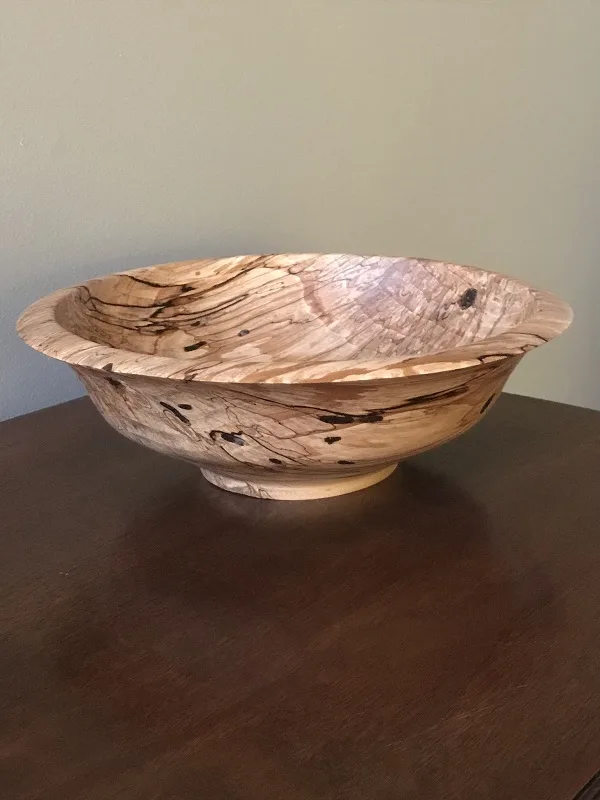 Spalted Maple Bowl made by Gaalen