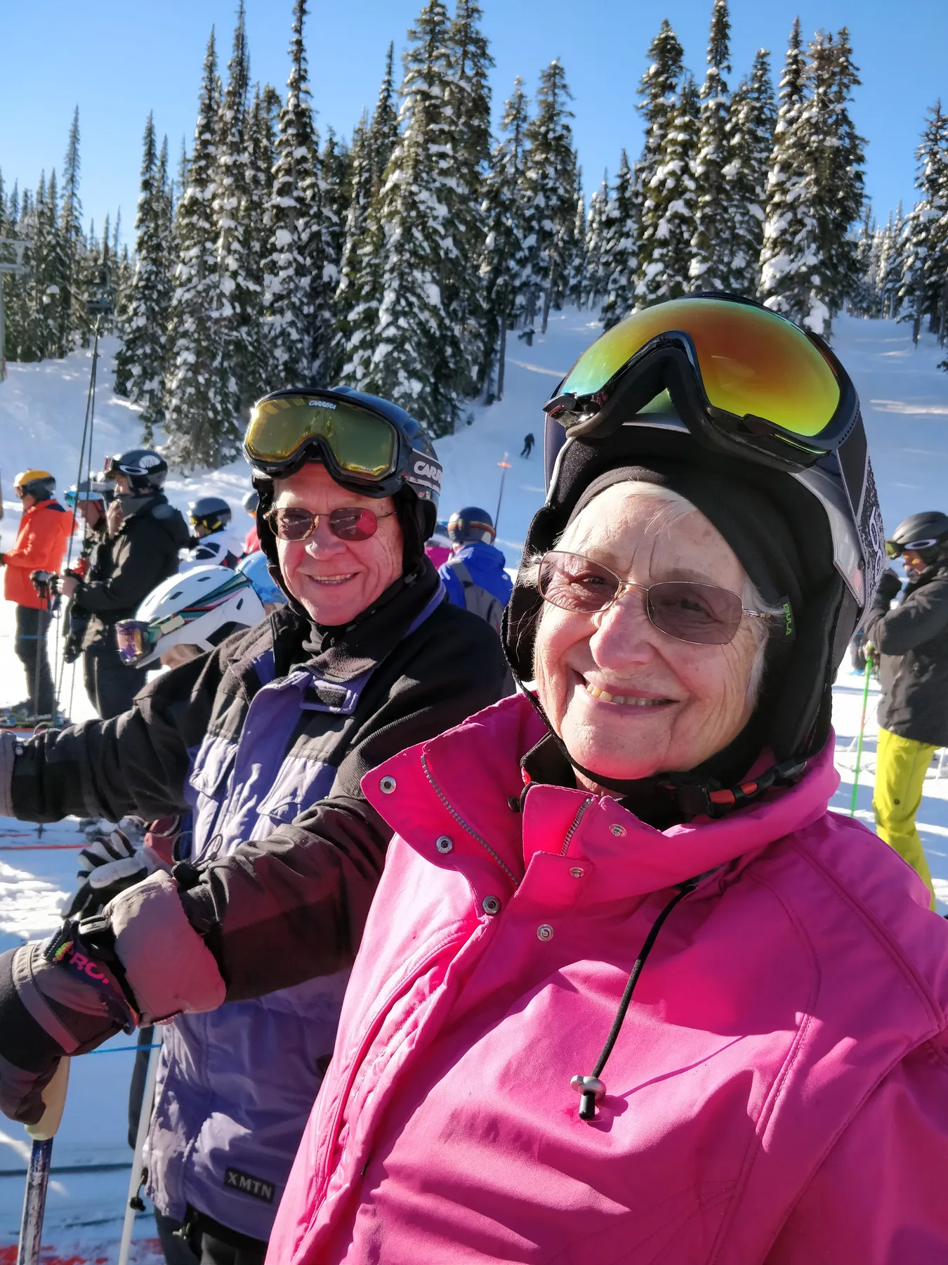 Gaalen and friends on a winter mountain outing